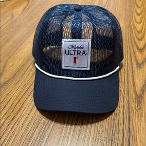 Michaelob ULTRA Navy Golf Rope Hat